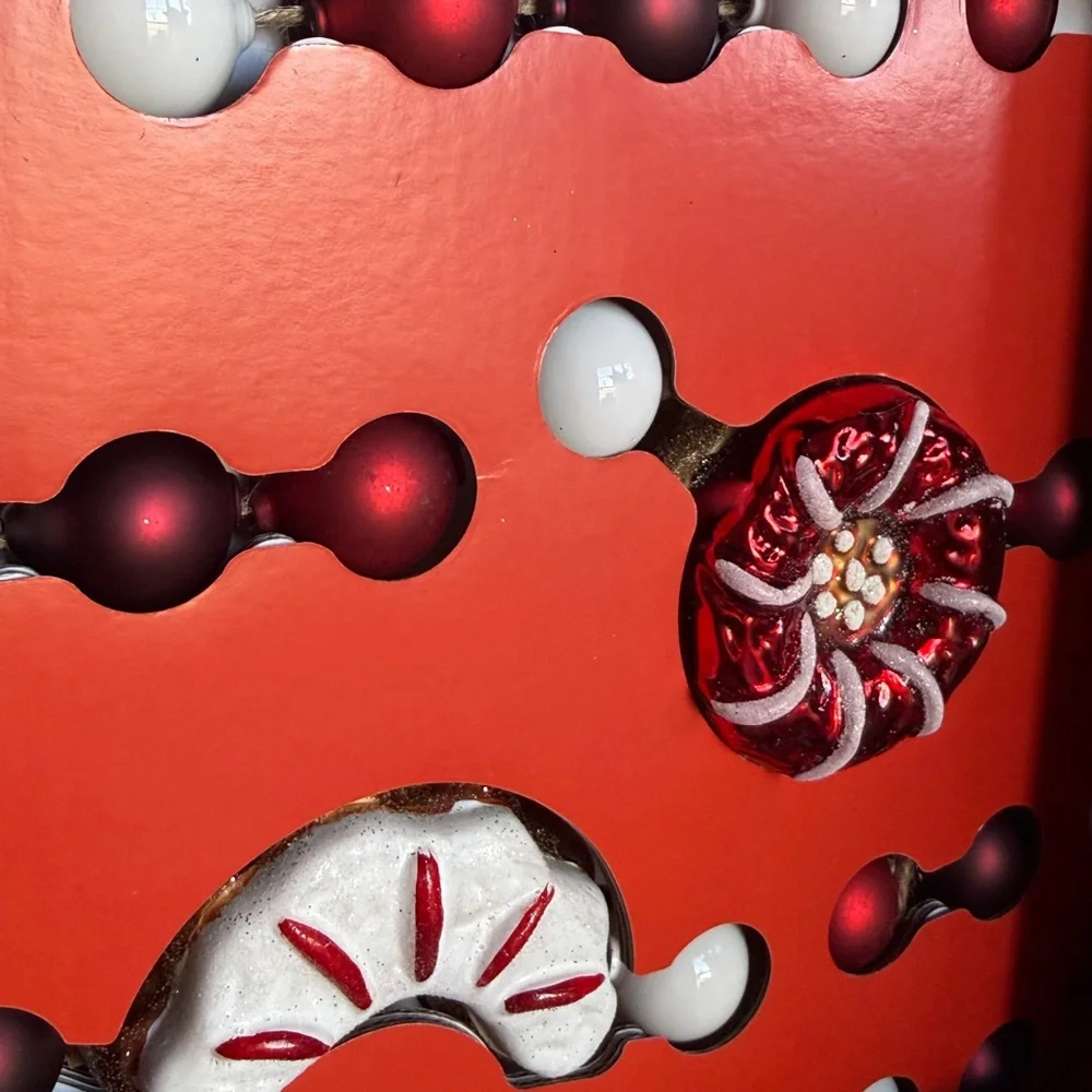 John Derian Festive Red and White Cookie Garland